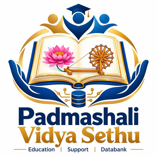 Padmashali Vidya Sethu logo